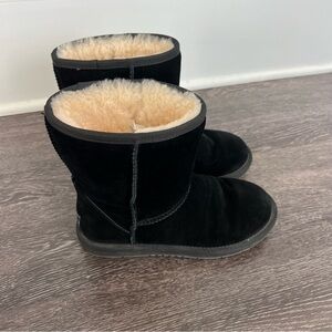 UGG Classic Short II Women’s Boots in Black Suede